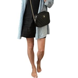 Vintage CHANEL quilted shoulder bag